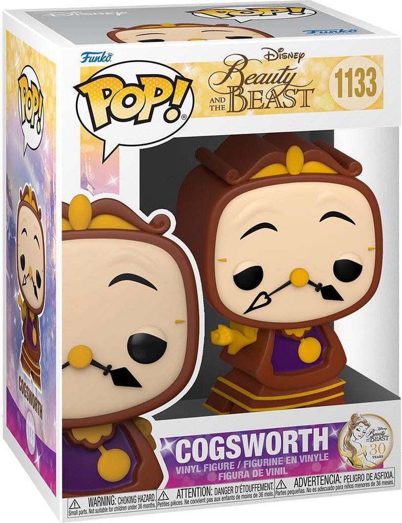 Disney Beauty And The Beast - Cogsworth 1133 - Funko Pop! - Produktbild 