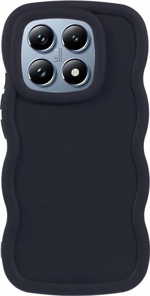 Custodia Xiaomi 14T Pro Phonesta Wavy Nero - Cover Silicone Antiurto