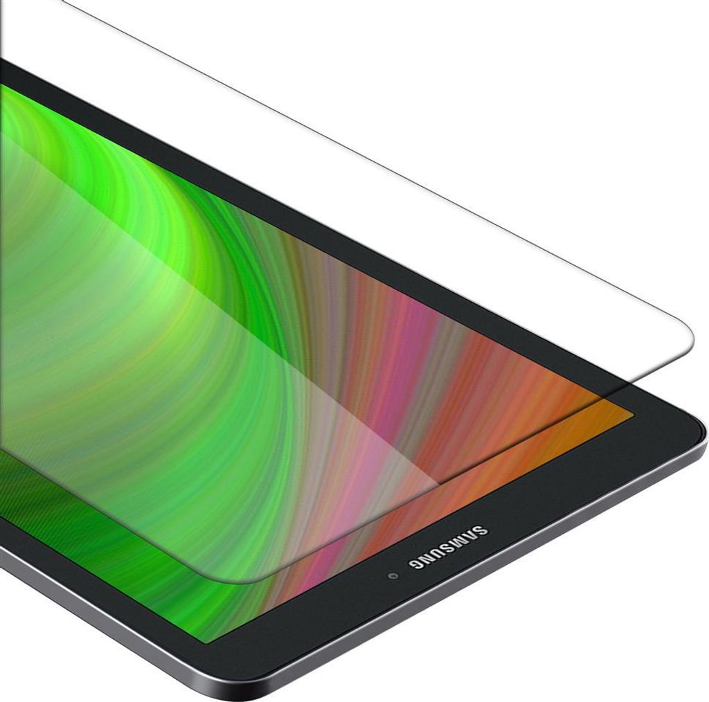 Cadorabo Panzer Folie für Samsung Galaxy Tab E (9.6" Zoll) SM-T561 / T560 in Transparent Schutzfolie Tablet Gehärtetes