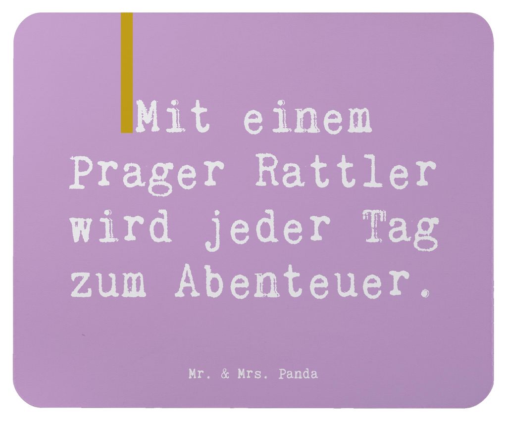 Mr. & Mrs. Panda Mauspad Spruch Prager Rattler Abenteuer - Produktbild 