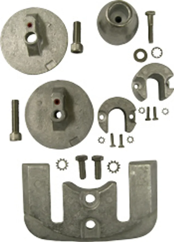 Kit Anodes Aluminium Allpa Navalloy pour Moteur Bravo 3 (2004-Présent)