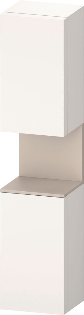 Duravit Qatego Hochschrank, Türanschlag links, 400x360x1760mm, Nische Taupe Matt, QA1346L91840010