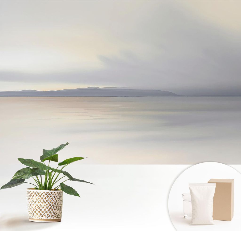 Fototapete - 152x104 cm - Tapete - Wandtapete - Wandbilder - Dekofolie - Tapete Folie - Wand - Dekoration - Wohnzimmer - Harmonische Landschaft