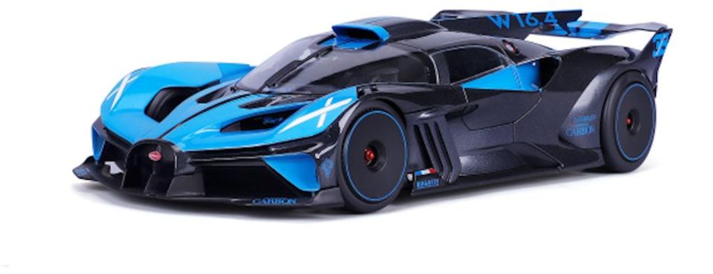 Bburago 18-11047B - Modellino auto - Bugatti Bolide (blu, Immagine del prodotto 