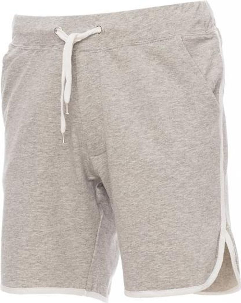 Herren Sweatshorts "COMBAT MELANGE" - Payper Grau Meliert/Weiss XL