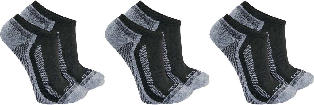 Carhartt FORCE MIDWEIGHT LOW CUT SOCK 3 PACK SL3283M, Farbe:charcoal, Größe:LRG