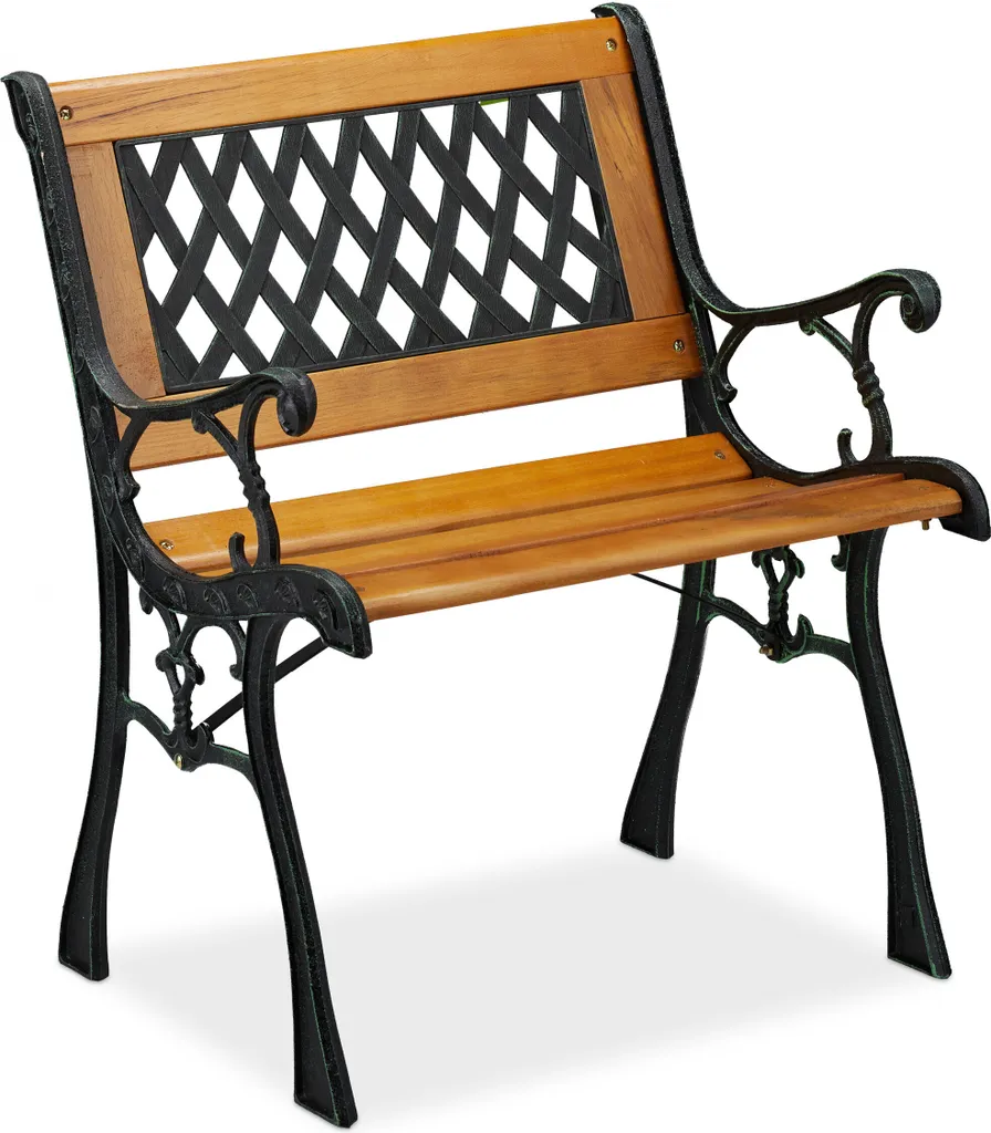 Chaise de Jardin Basse Relaxdays en Bois Pliable et Gain de Place