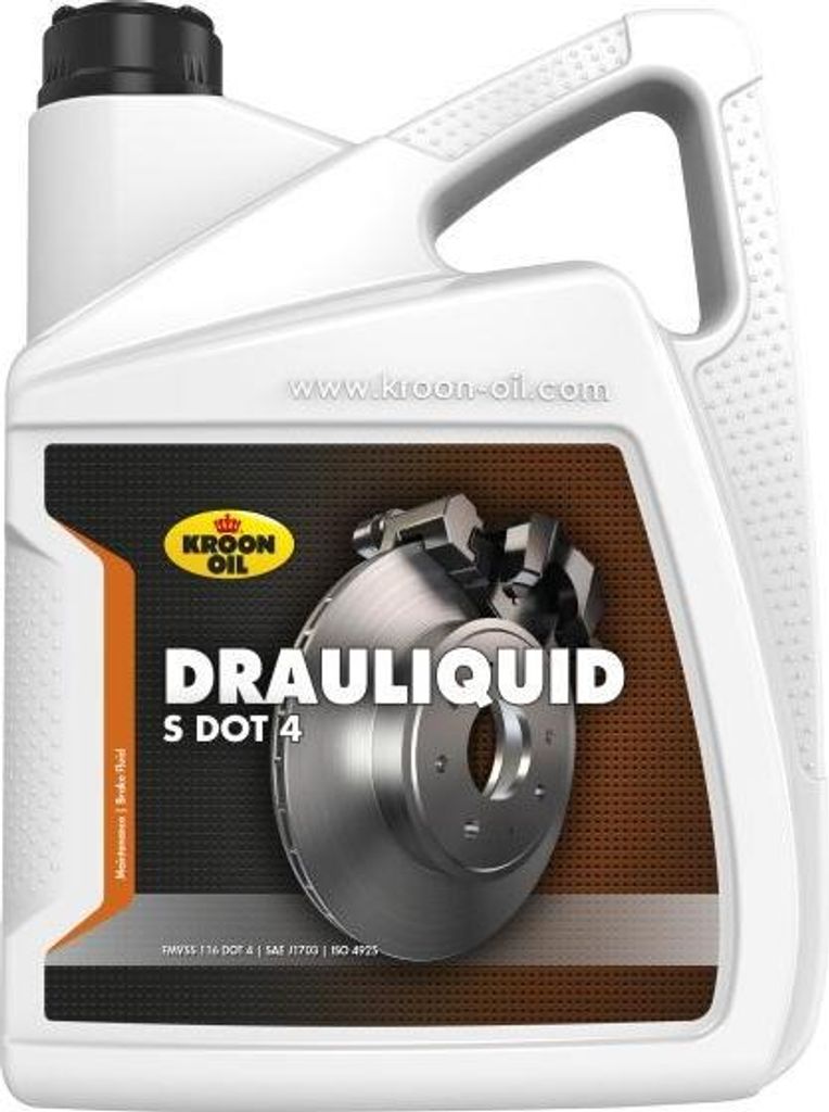 KROON OIL 04304 DOT 4 Bremsflüssigkeit Brems Flüssigkeit 5L Brake Fluid
