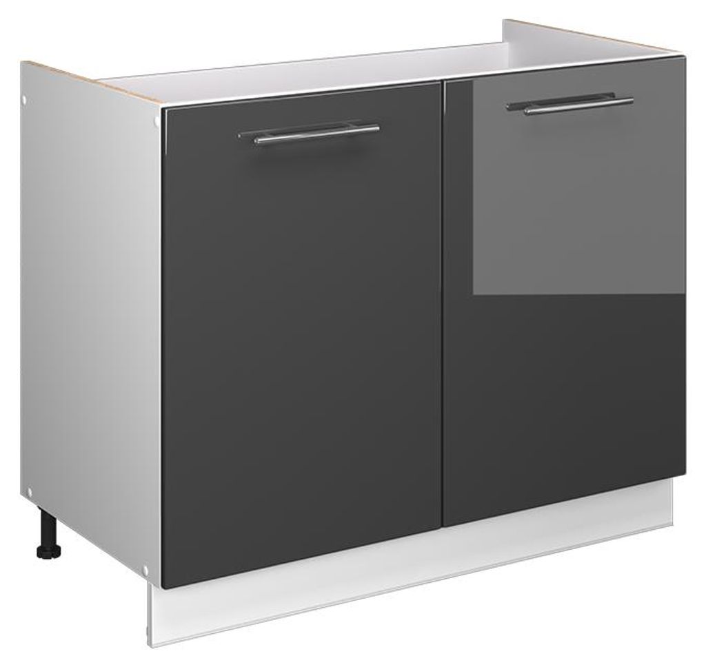 Meuble bas sous-évier Vicco Fame-Line Anthracite Haute Image du produit 