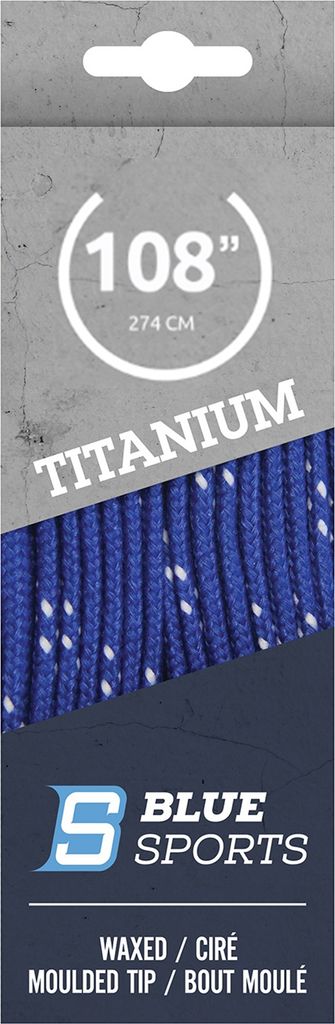Blue Sports Schnürsenkel gewachst 108/274 blau blau blau PAAR