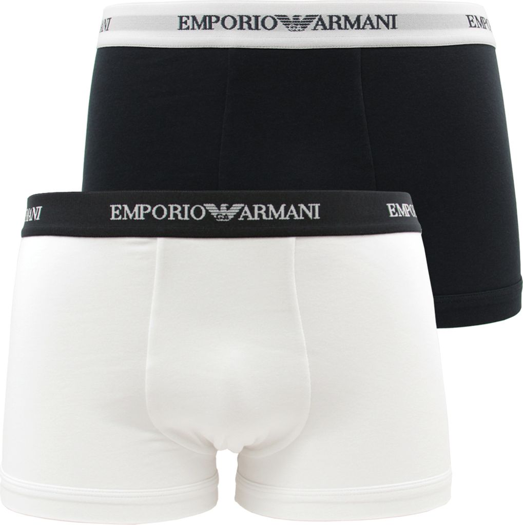 Emporio Armani 2 Pack Boxershorts Boxer/weiss marine L