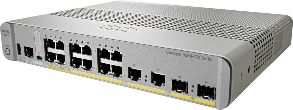 Cisco WS-C3560CX-12PC-S Catalyst Switch POE