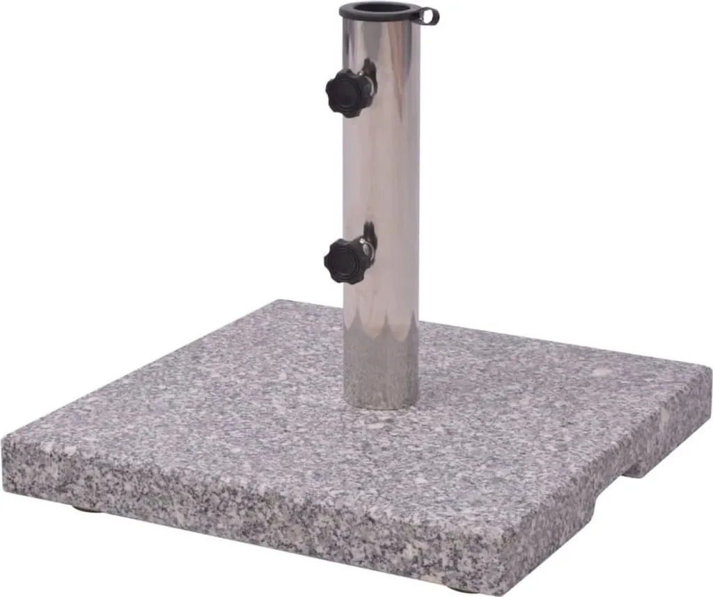 Supporto per Ombrellone Base Quadrata 20kg | Zavorra Esterno Robusta