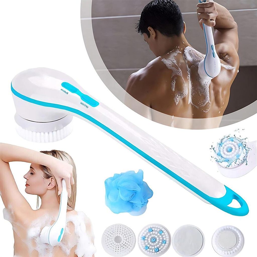 5 en 1 Brosse électrique pour le bain Brosse pour le dos Image du produit 