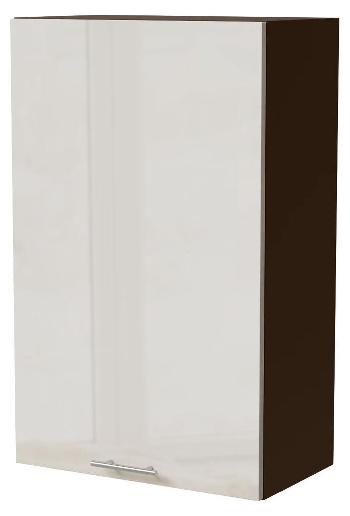 XL Küchenhängeschrank BRERRA 60x96cm 1-türig lackiert Farbe wählbar BR-W4/60/1 RAL 9001 creme Hochglanz lava