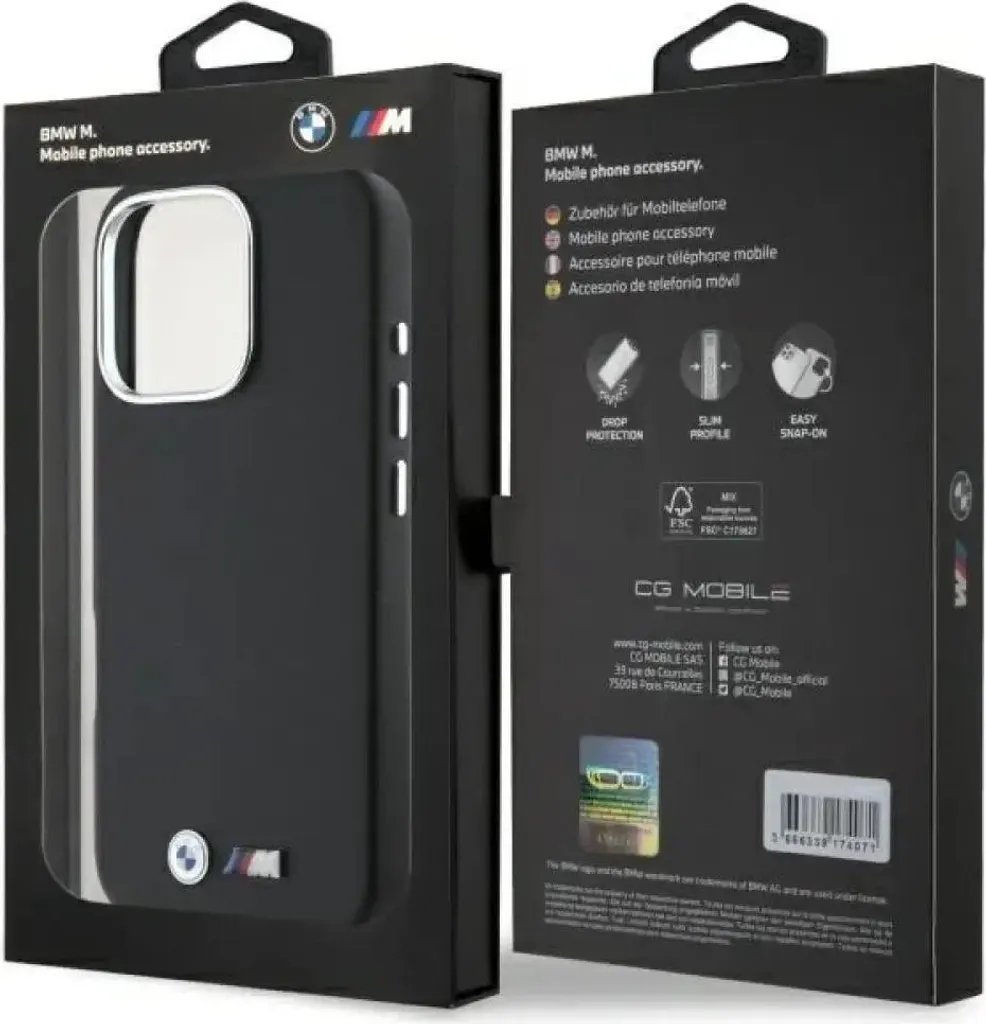 BMW iPhone 16 Pro Max Hard Case - M Collection Metal Wrapped - 8