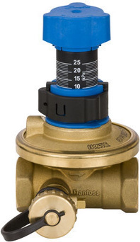 Danfoss Strangdifferenzdr.regl. ASV-PV40 Einstellskala,Rp1 1/2,Sollw.0,05-0,25bar