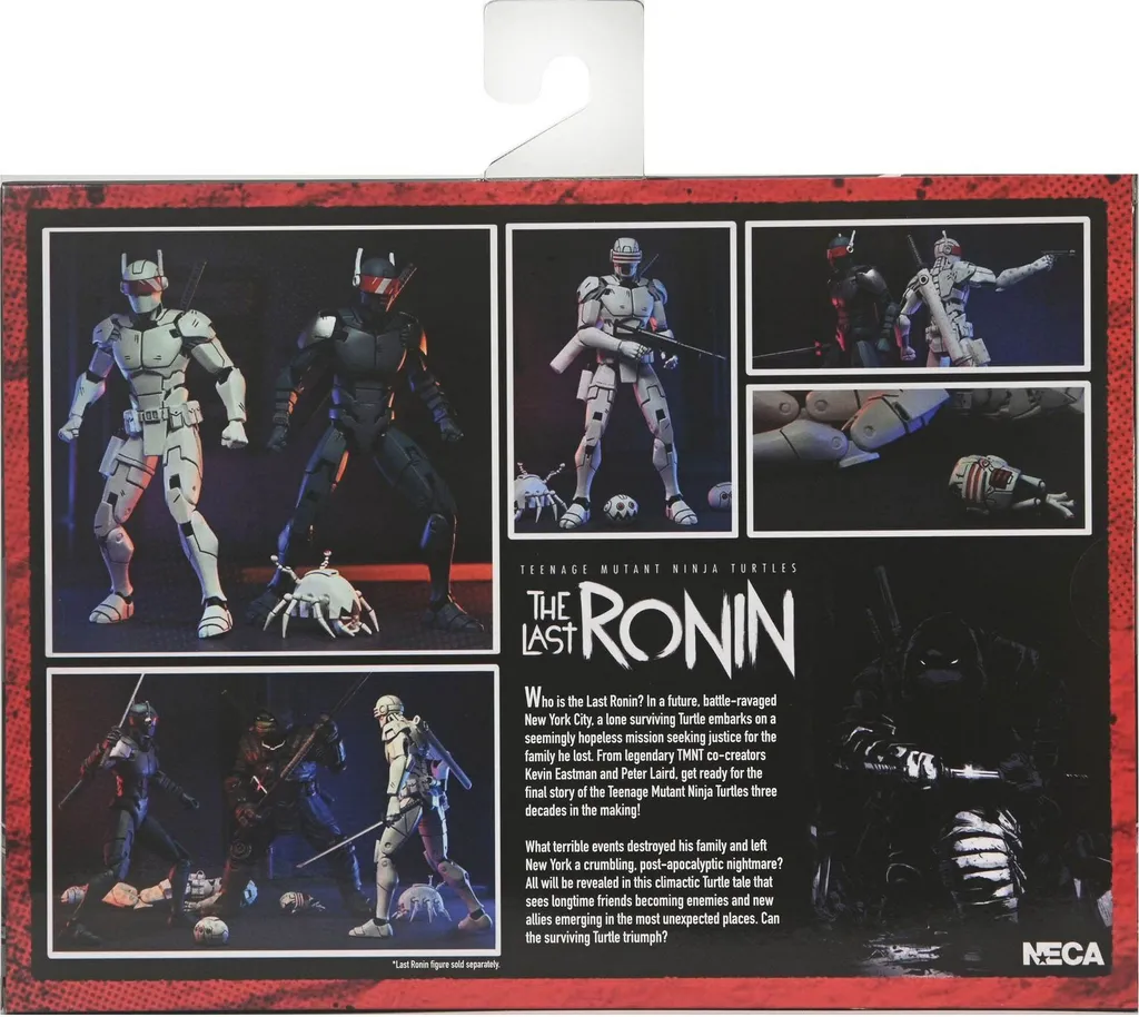 Synja Robots Figurines 18 cm TMNT Last Ronin avec Accessoires de Choc