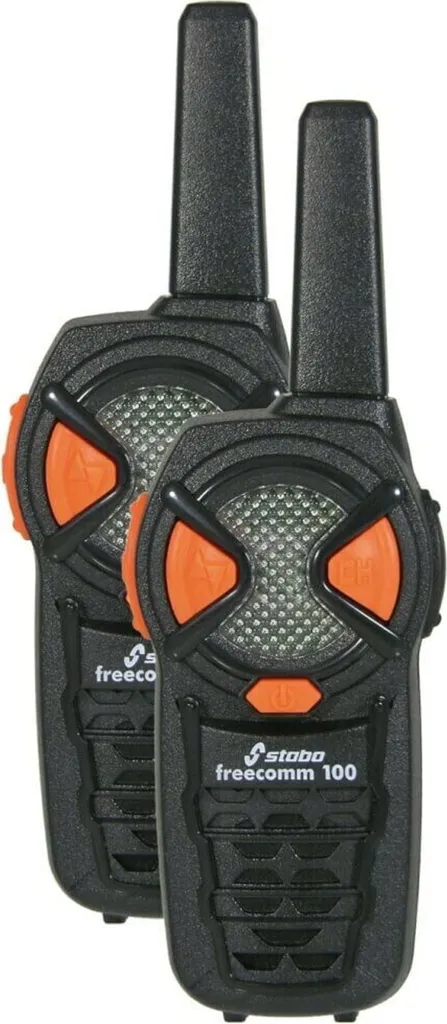 Stabo Freecomm 100 PMR Walkie Talkie Set: Comunicazione 5km per Trekking