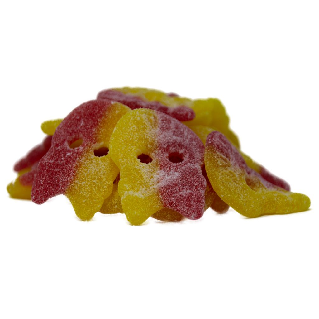 Bubs Saure XL Totenköpfe Sour Fruit Skulls Mix zweifarbig Produktbild 