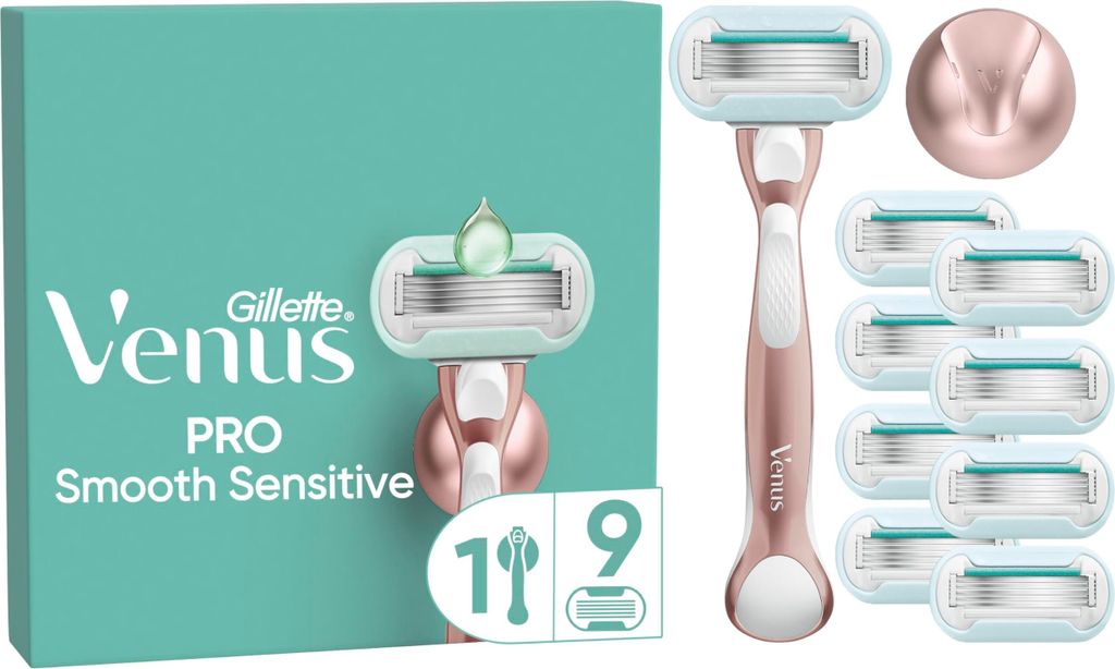 Rasoio da donna Gillette Venus Deluxe Smooth Sensitive, Immagine del prodotto 