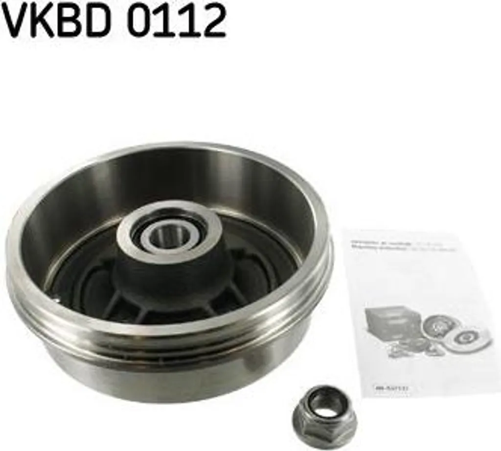 Kit Tambour de Frein Arrière SKF VKBD 0112 pour Entretien Clio 2 1.2