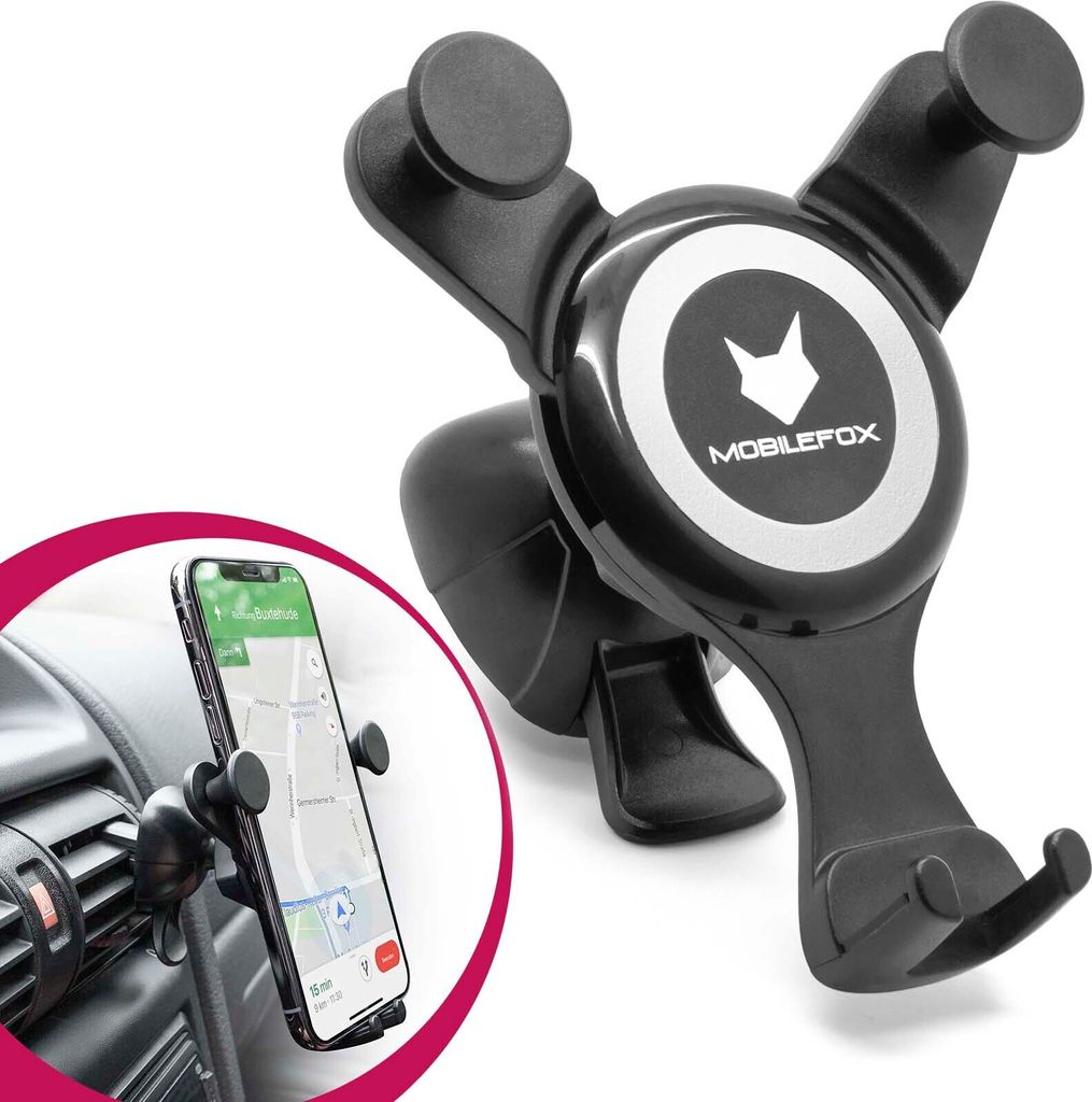 Universal Lüftungs Gitter Auto KFZ PKW Handy Halterung Halter Smartphone Lamelle