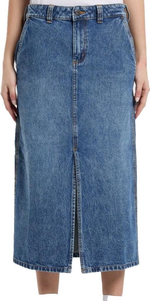 DICKIES DENIM CARPENTER SKIRT Blau