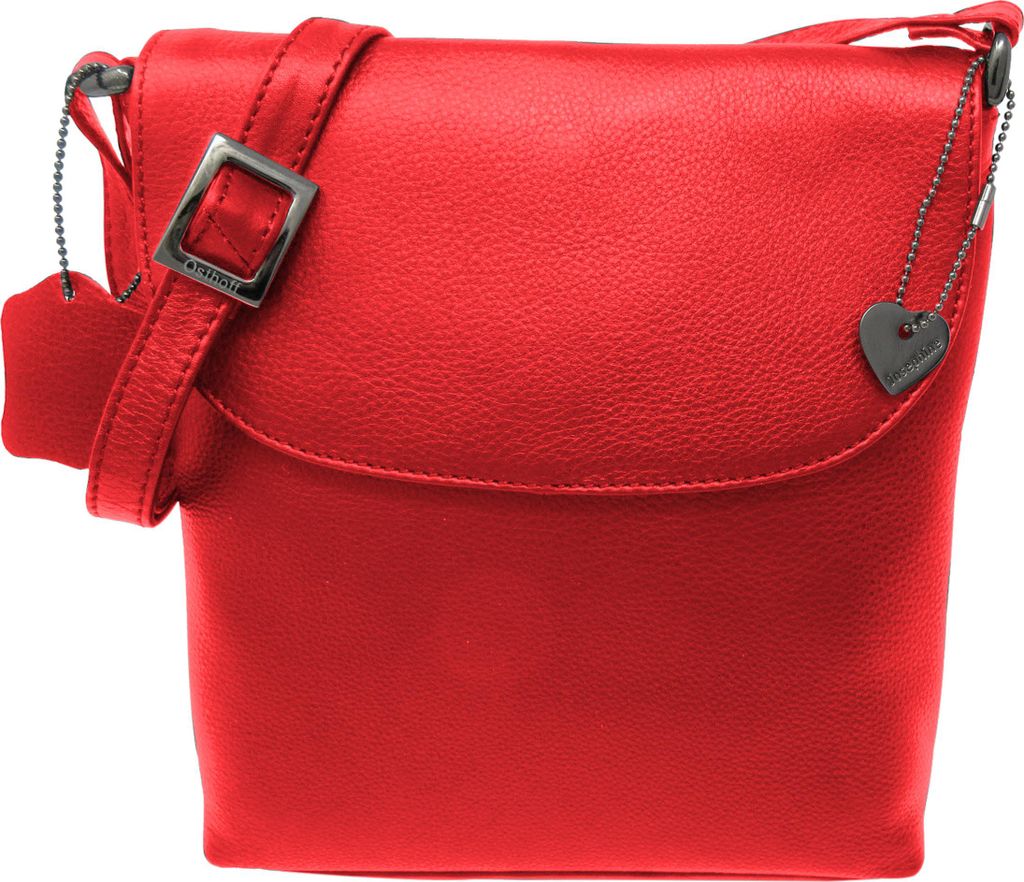 Josephine Osthoff Damen Handtasche klein leicht echt Leder crossbody Umhängetasche (109)