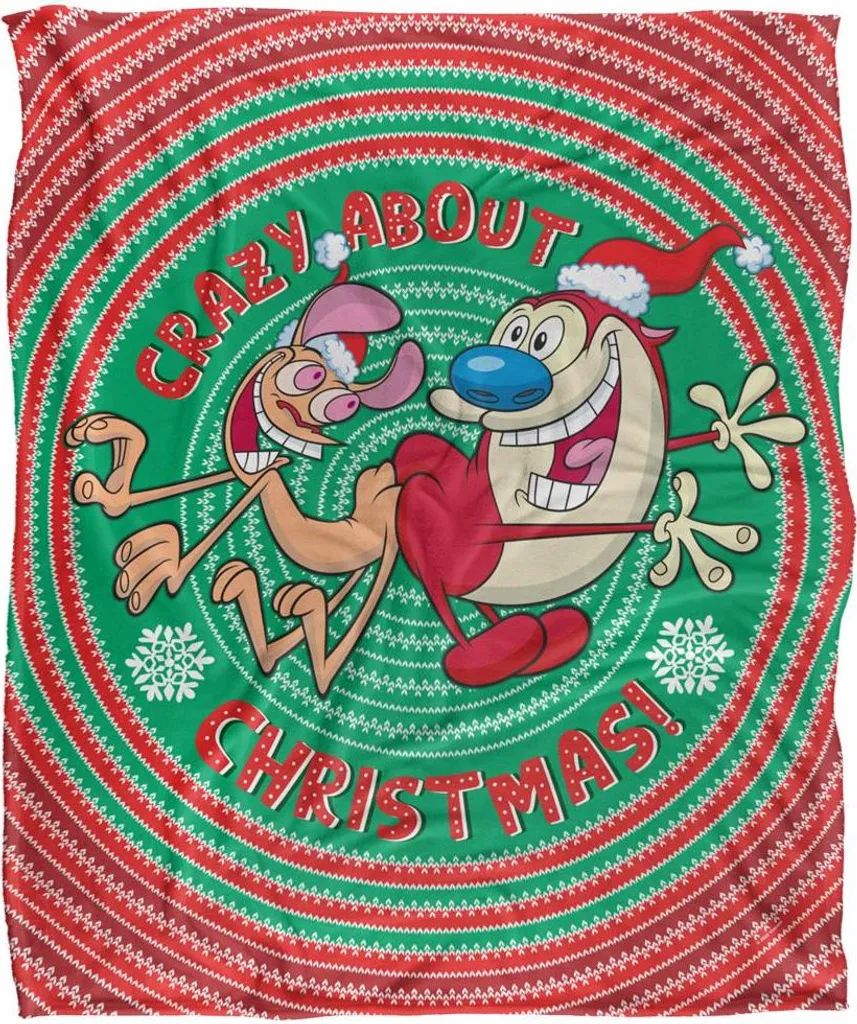 Couverture Soyeuse Ren & Stimpy Supersoft TV24924 - Texture Ultra Douce