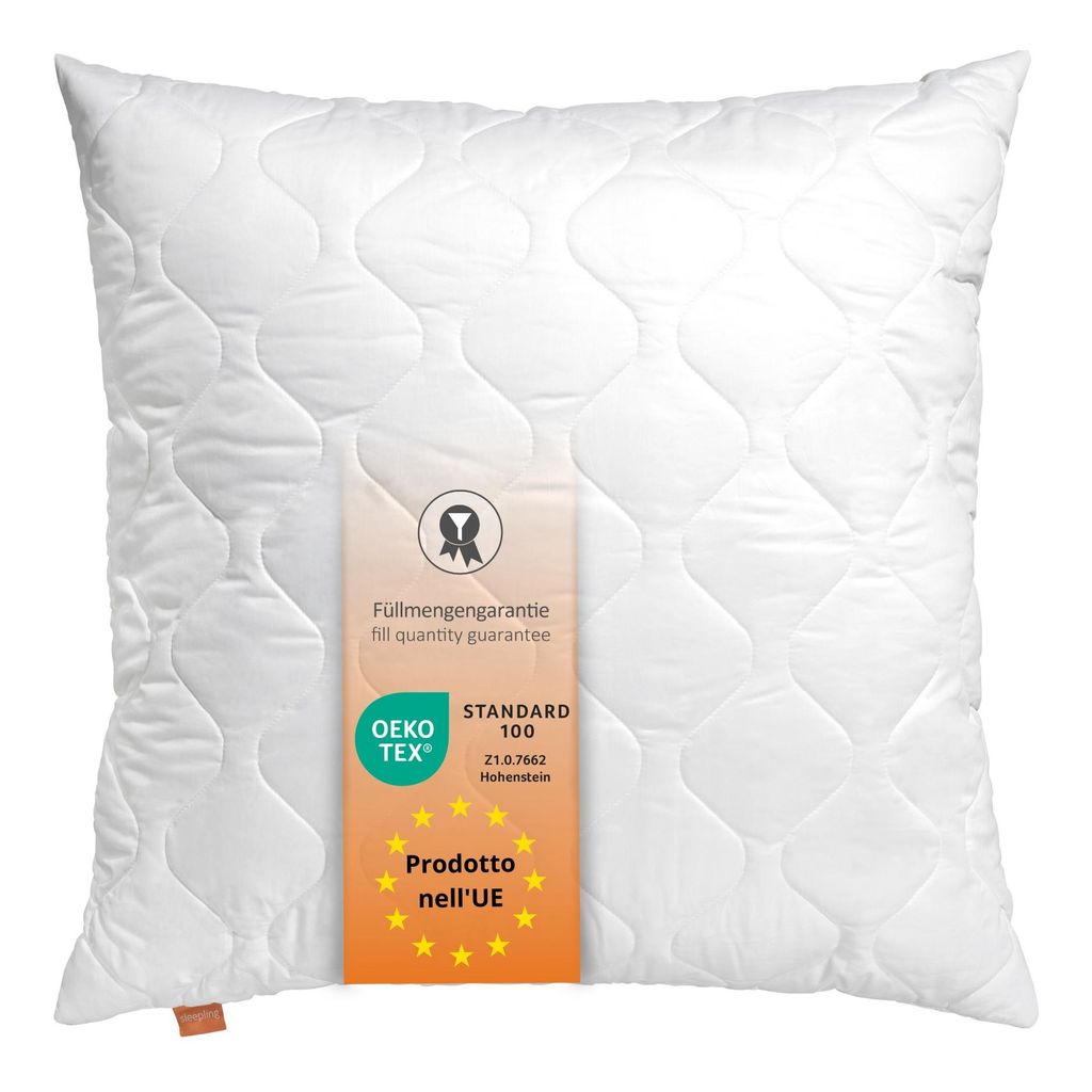 Cuscino 80 x 80 cm, cuscino per dormire, 100% microfibra, Immagine del prodotto 
