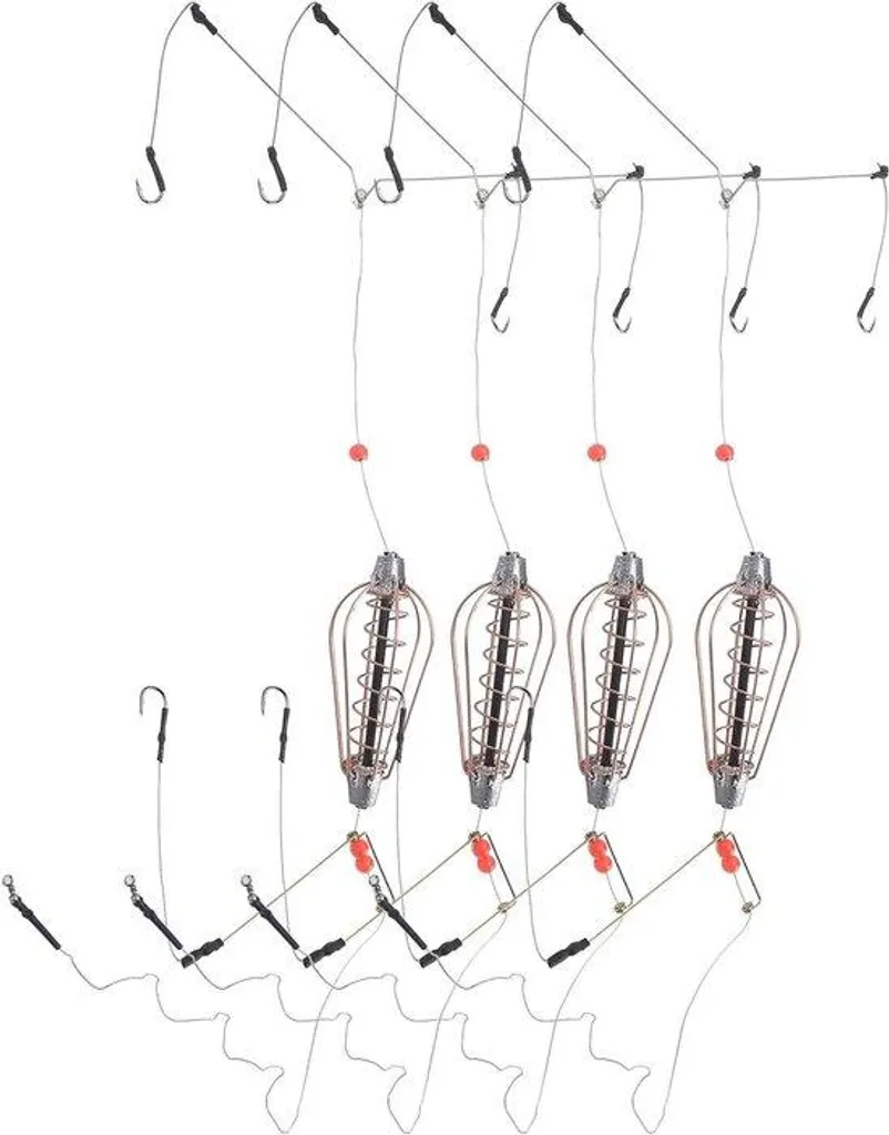 Hameçons de pêche en cuivre Koopvis lestés pour descente ultra rapide