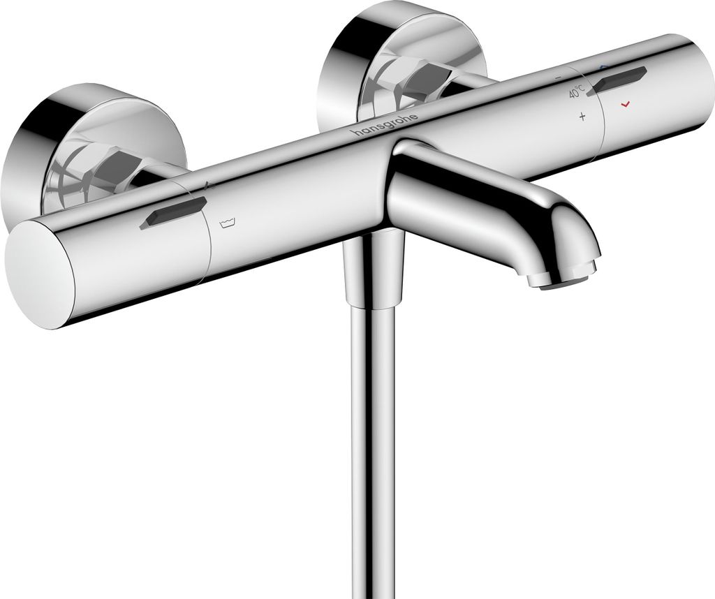 Hansgrohe Thermostat Ecostat Fine Wanne Aufputz DN15 chrom, 13325000