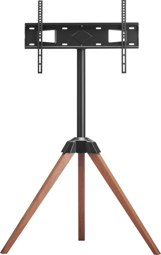 SucceBuy Support TV avec pieds en bois pivotant pour écran 40 à 65 pouces