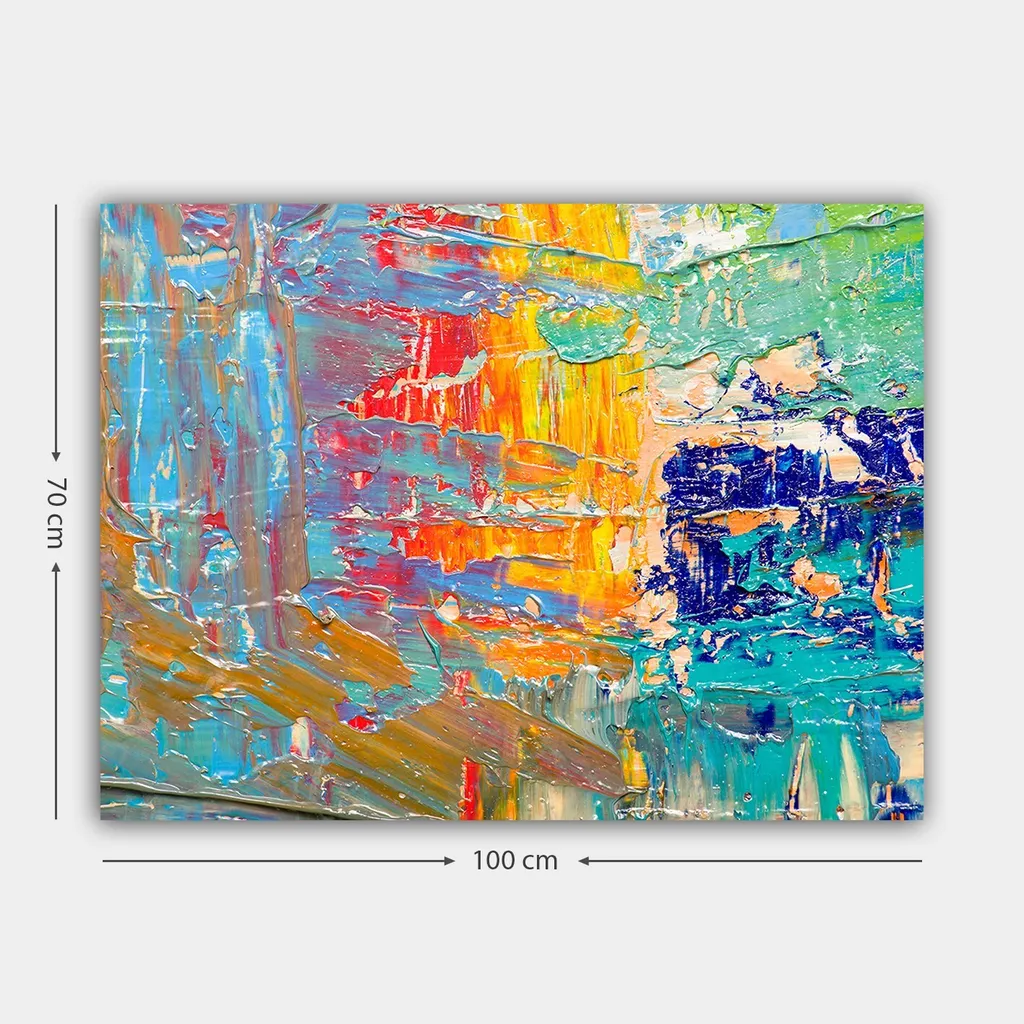 Tableau en Toile 100% Canvas Multicolore Wallity Haute Résolution - 3