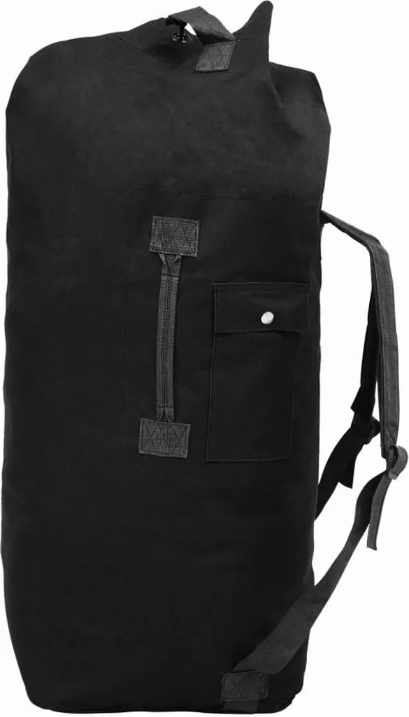 Sac marin militaire 85 L noir pour transporter vos objets lourds - 6