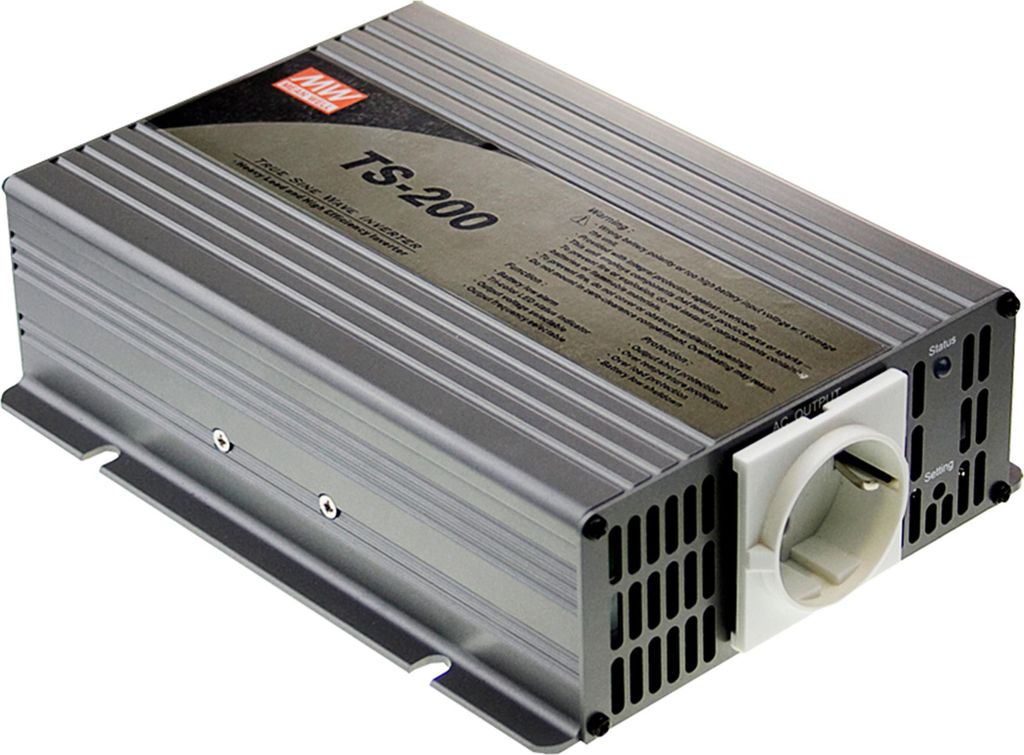 MEANWELL TS-200-212B, DC AC Wechselrichter, 12V 230V 200W