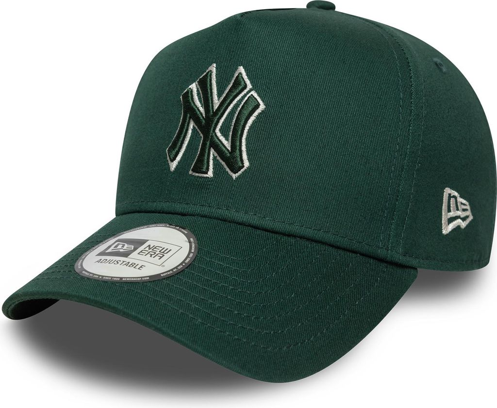 New Era MLB 9FORTY E-Frame Cap Team Outline New York Yankees dark green