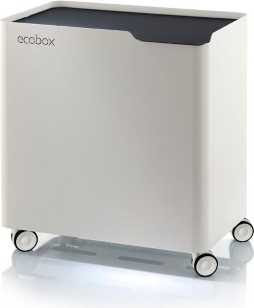 DON HIERRO - Recycling-Mülleimer – Effizientes Trennen mit Design & Rollen - ECOBOX 60L