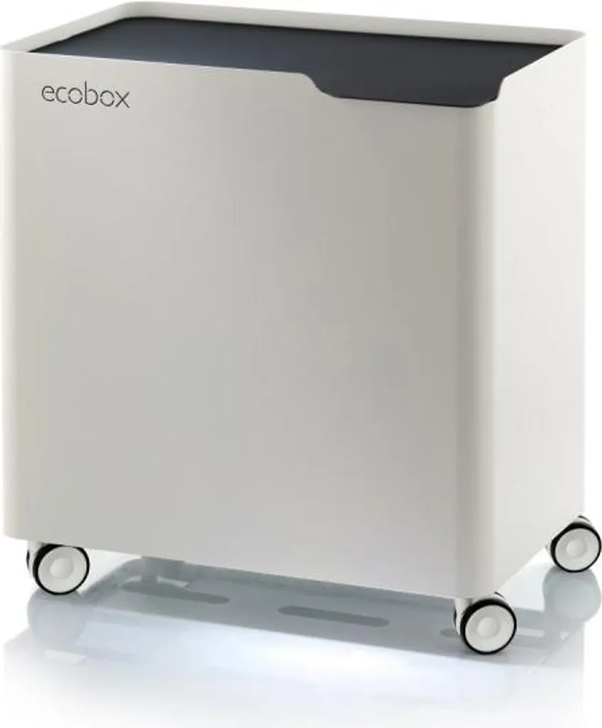 Fini le désordre avec la poubelle de tri 60L ECOBOX mobile et compacte