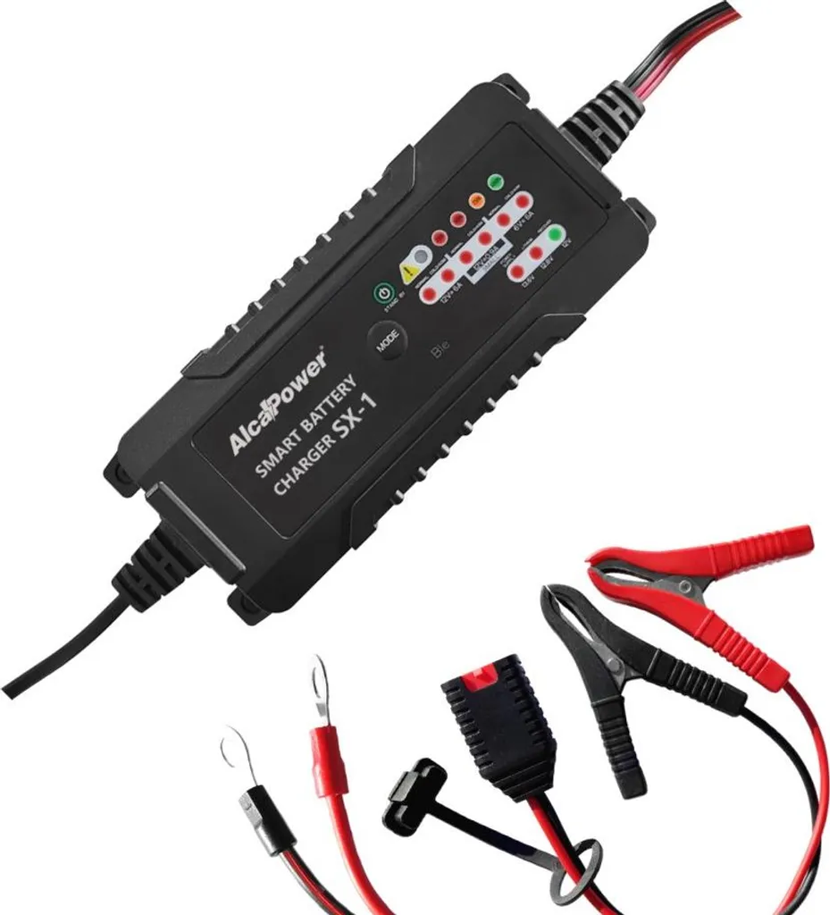 Chargeur batterie Bluetooth 6V 12V idéal pour entretien Lithium et Plomb