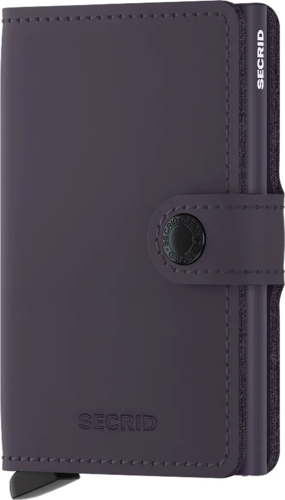 Portefeuille Compact Secrid Violet : L'accessoire Idéal pour Voyager