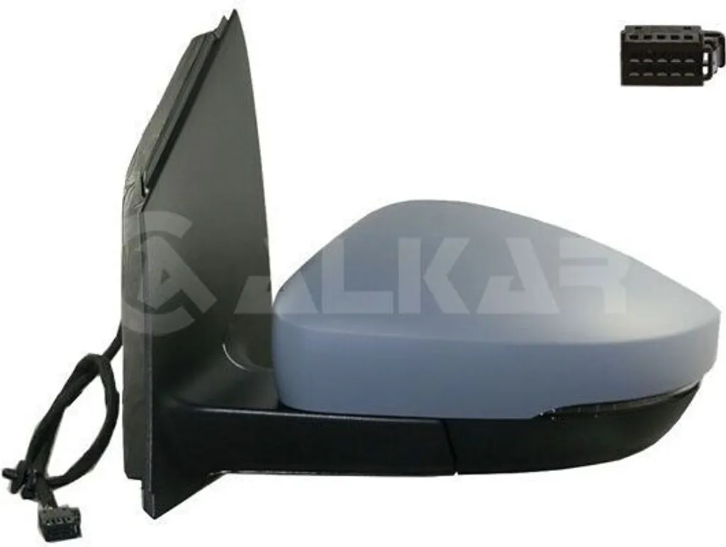 ALKAR 6149123 Rétroviseur extérieur gauche pour Polo 6C 6R OE 6R1857507R