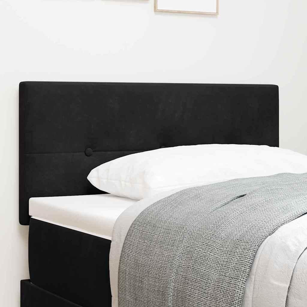"Rabatt" Bettkopfteil modern - Kopfteil für Bett - mit Kopfteil Schwarz 80 cm Kunstleder - Kopfteile CC18937