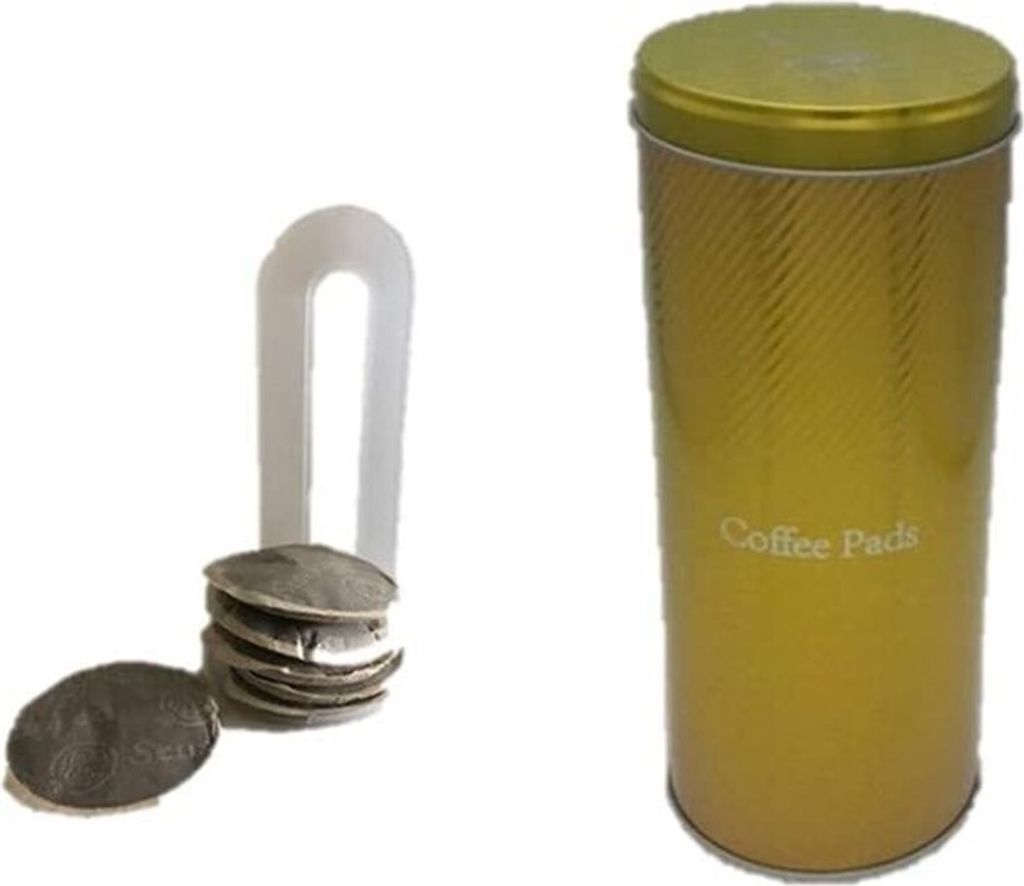 Kaffeepaddose Metall 17,5 x 8 cm Ø Produktbild 