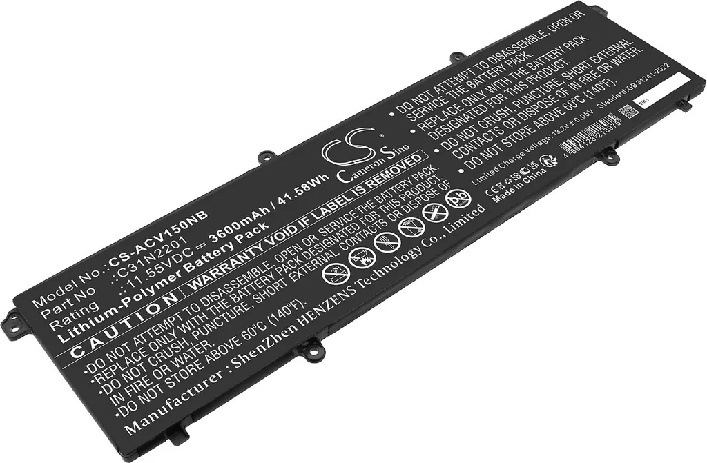 Batterie Interne pour Asus E1504FA-BQ090 E1504F Lithium-Polymère 3 Cellules