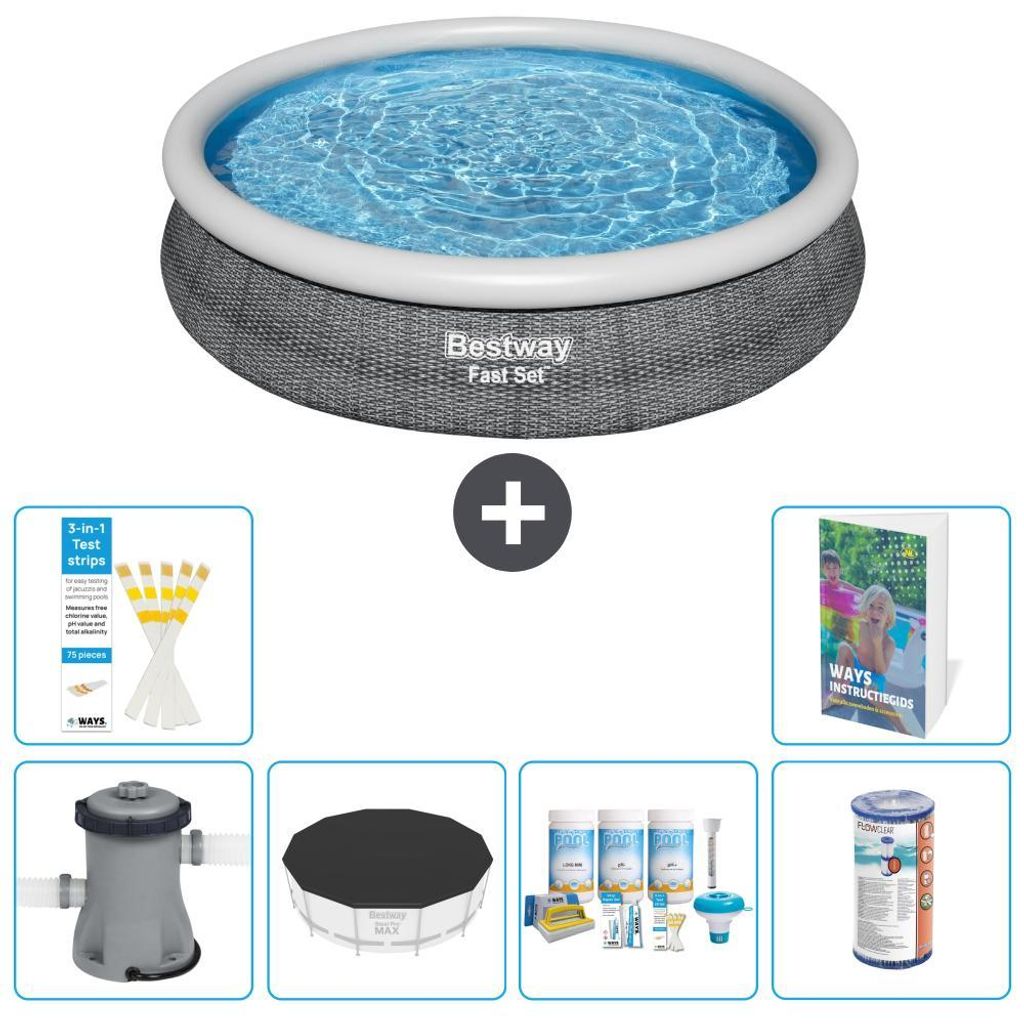 Bestway Fast Set Rund - 366x76 cm - 7-teilig S208