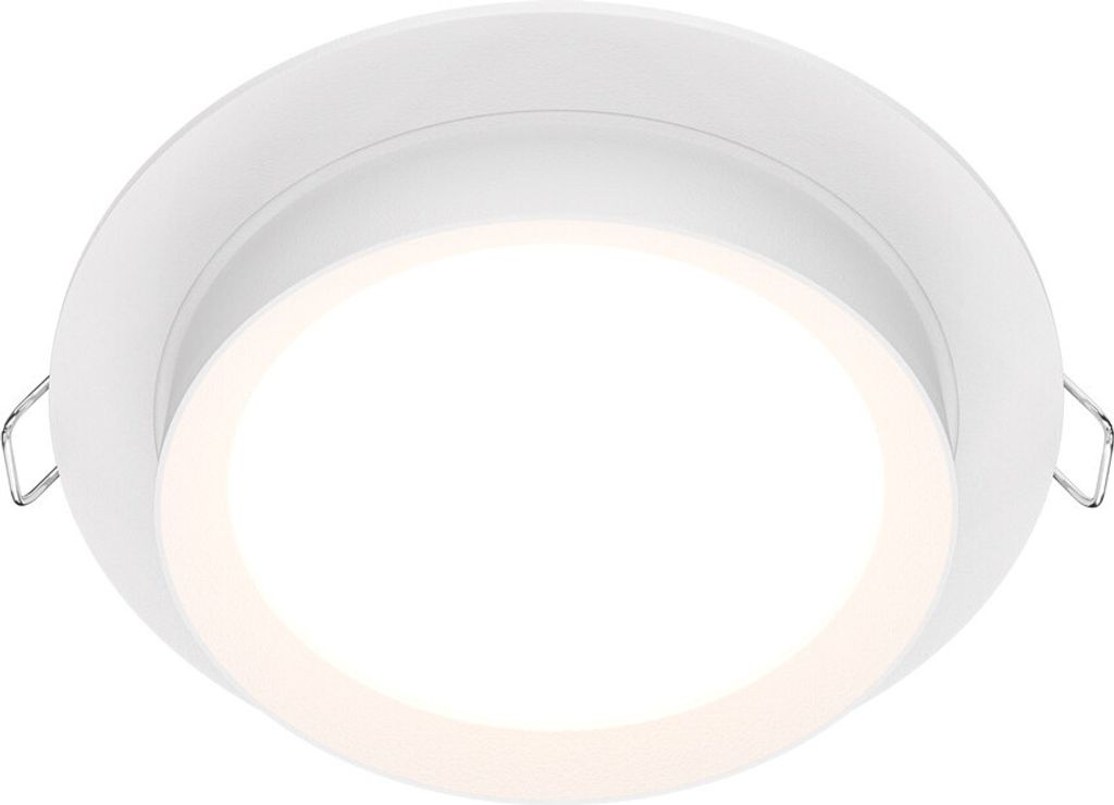 Maytoni Hoop Einbauleuchte rund Weiß GX53 ohne Leuchtmittel IP20 Aluminium
