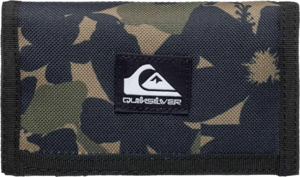 Portefeuille de Voyage Quiksilver Vert Format Large pour Vos Cartes