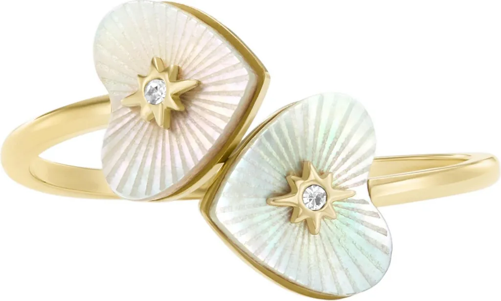 Fossil Anello Donna Acciaio JF04734710-8: Stile Vintage Moderno